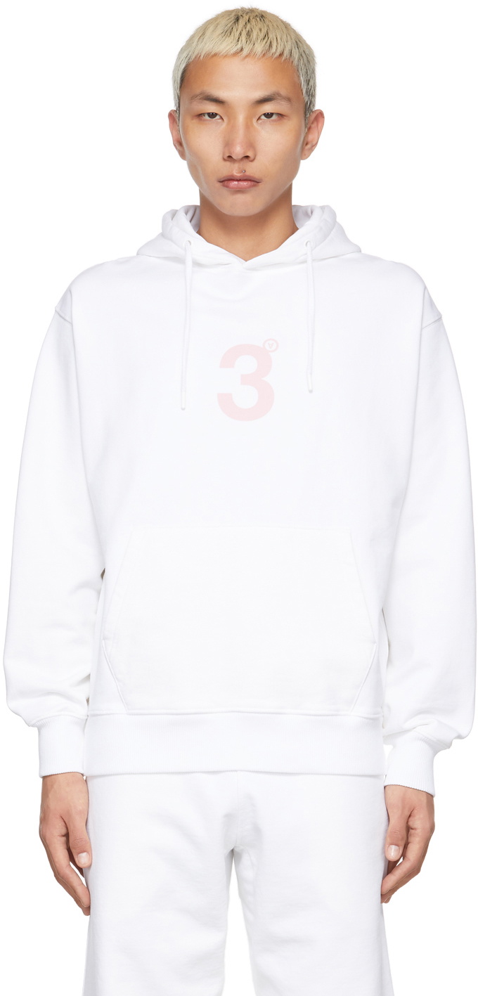 Aitor Throup’s TheDSA SSENSE Exclusive White Logo Hoodie