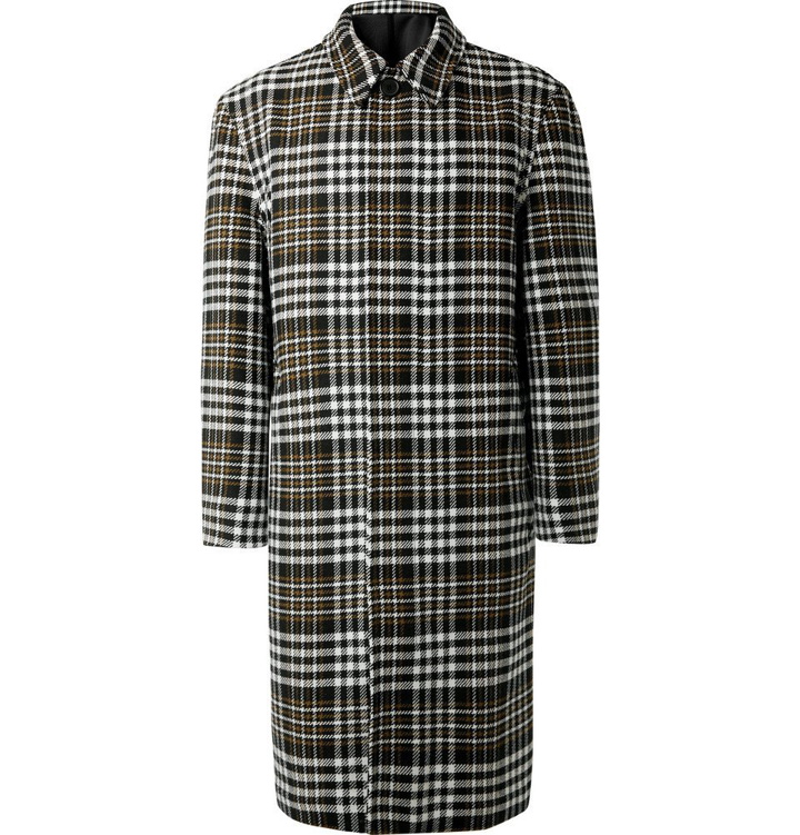 Photo: AMI - Oversized Checked Wool-Blend Coat - Gray