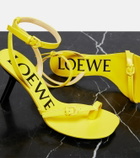 Loewe Petal leather sandals