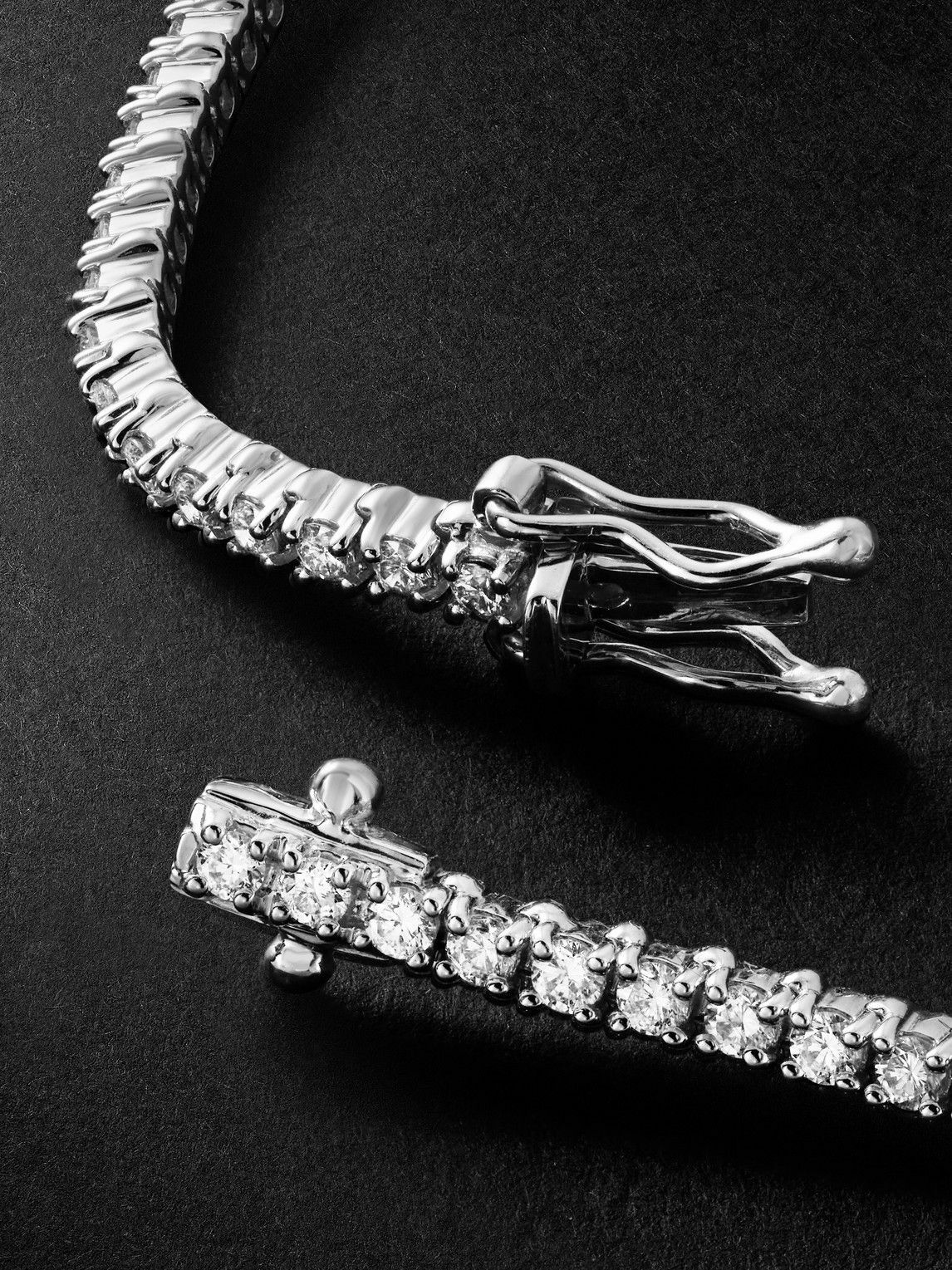 KOLOURS JEWELRY - Spectra White Gold Diamond Tennis Bracelet - White gold