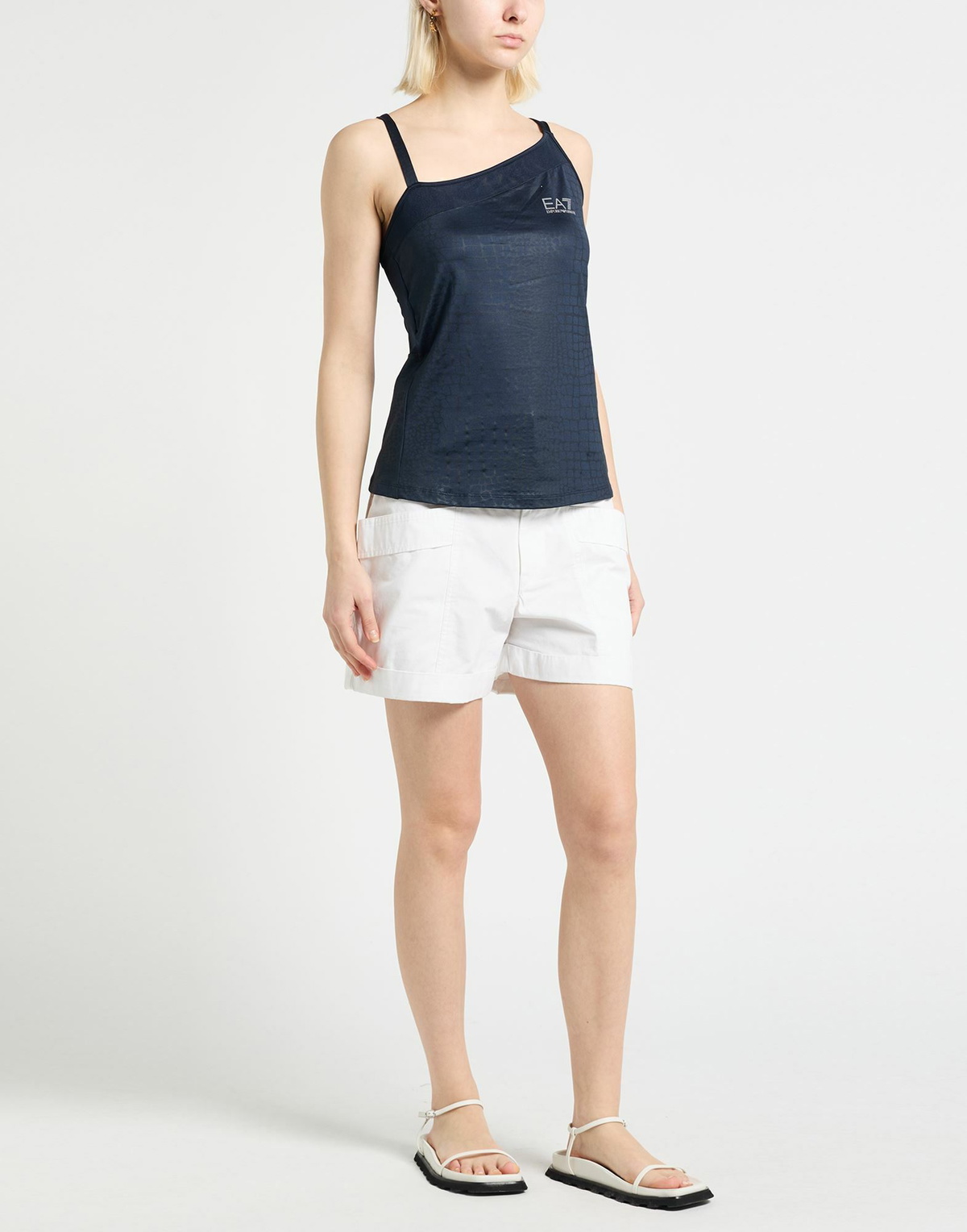 Ea7 Womens Top Midnight in Blue