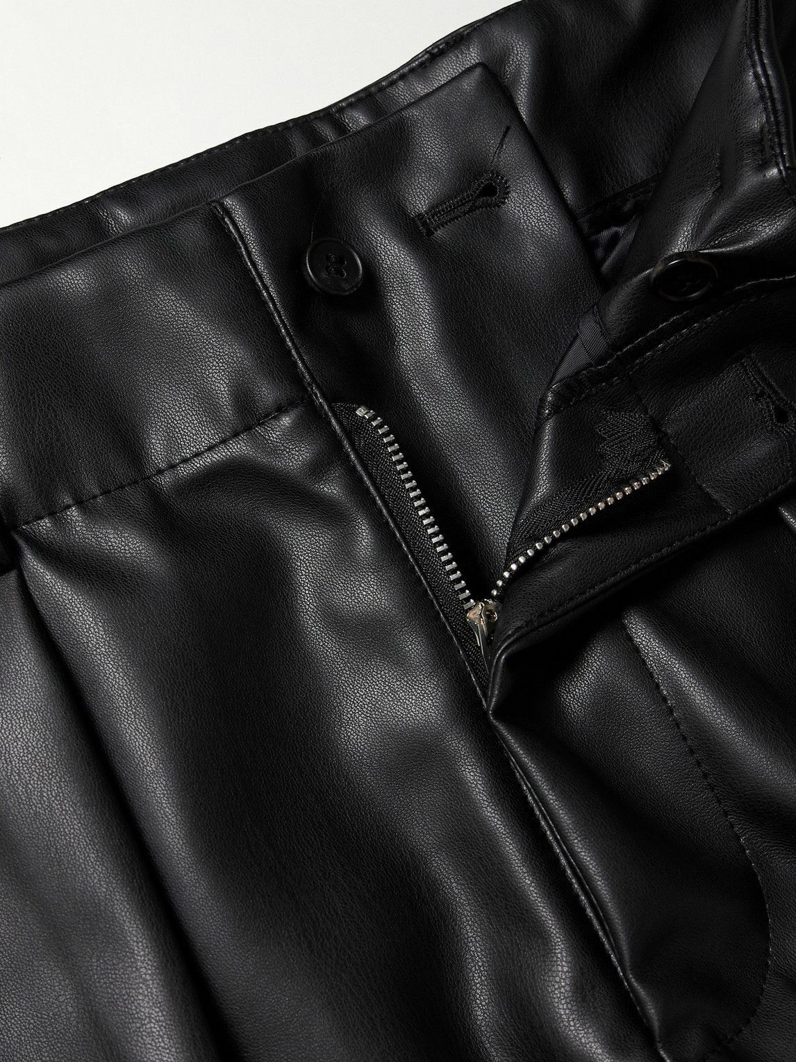 Baker Faux Leather Pants - Black – The Frankie Shop