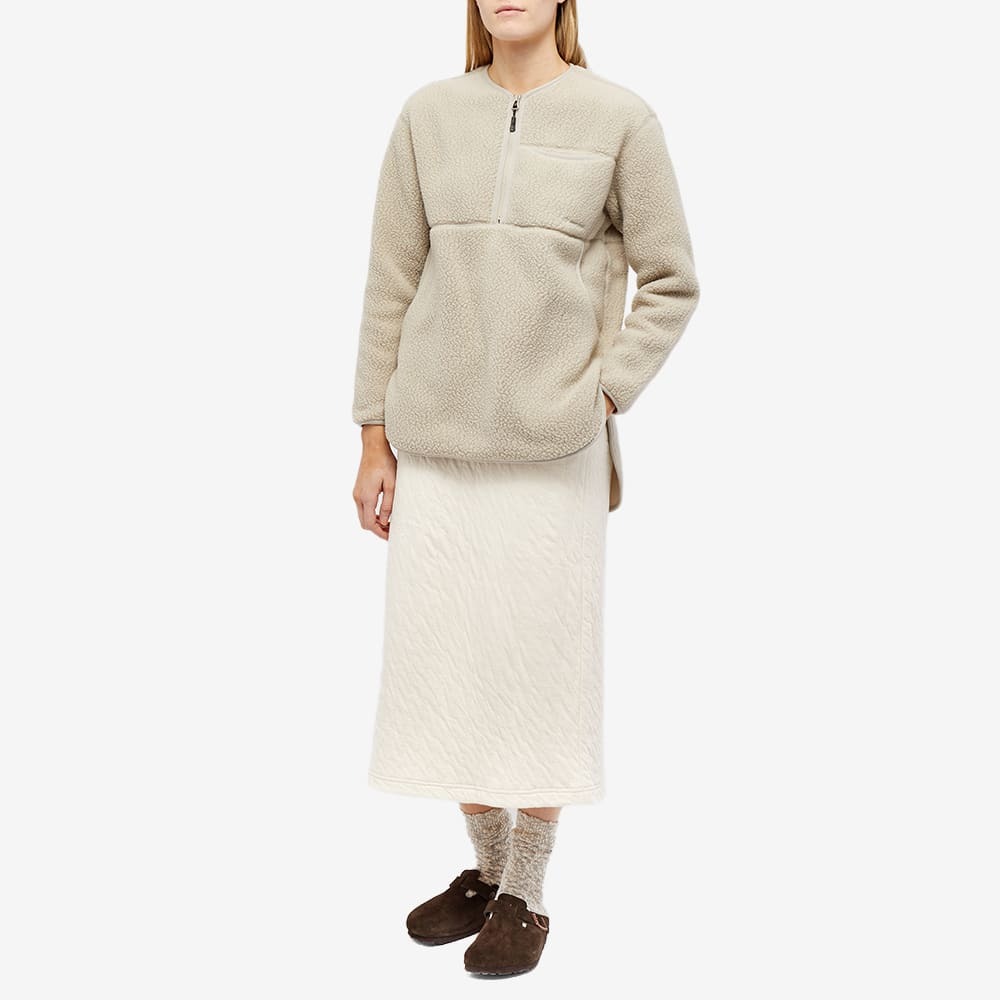 Snow Peak Women's Double Face Fleece Skirt - Ivory main image 0