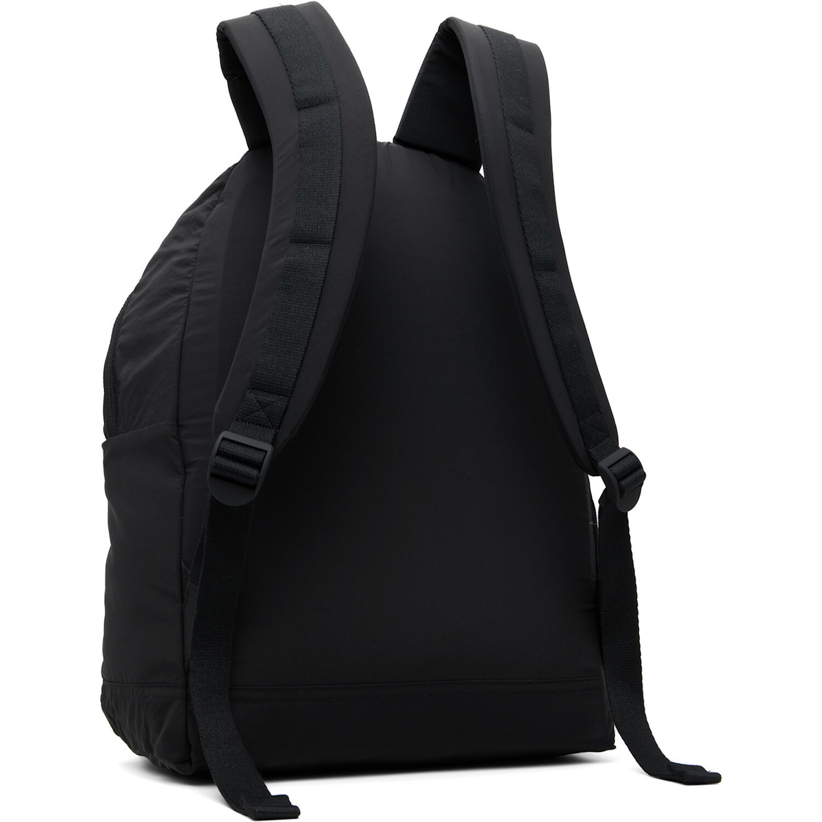 Stone Island Black 9200016 Coated Nylon Metal ECONYL Backpack