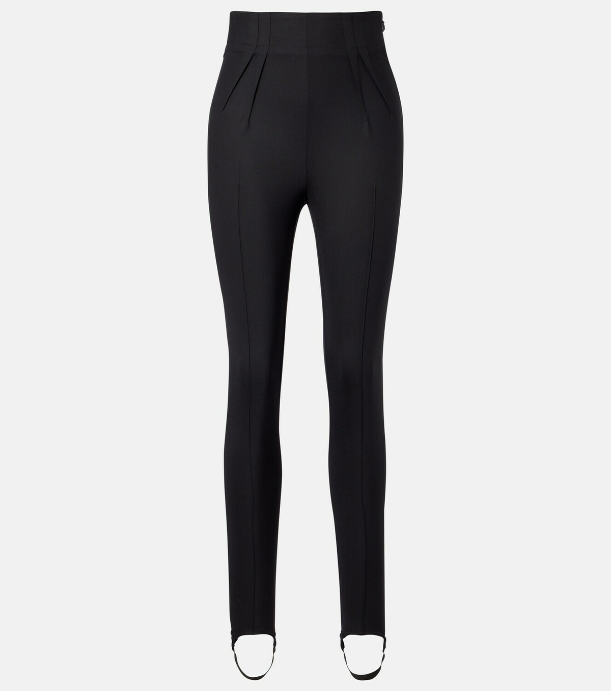 Mugler Wool-blend stirrup leggings