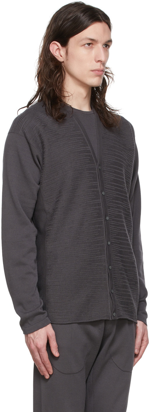 Label Under Construction Grey Cotton Cardigan