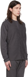 Label Under Construction Grey Cotton Cardigan