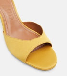 Staud Brigitte leather-trimmed mules