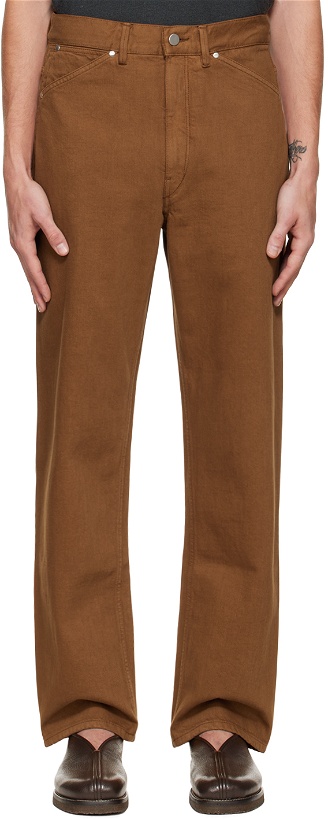 Photo: LEMAIRE Brown Seamless Jeans