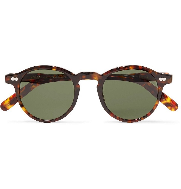 Photo: Moscot - Miltzen Round-Frame Tortoiseshell Acetate Sunglasses - Men - Tortoiseshell