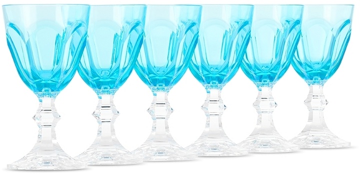 Photo: Mario Luca Giusti Blue Dolce Vita Water Glass Set, 6 pcs