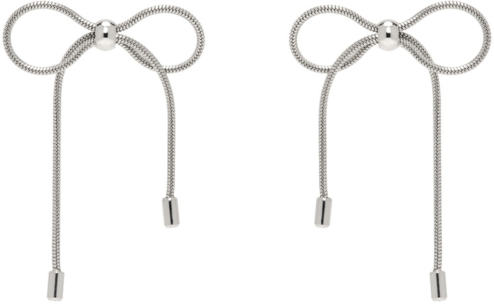 Photo: Marland Backus Silver Bow Earrings