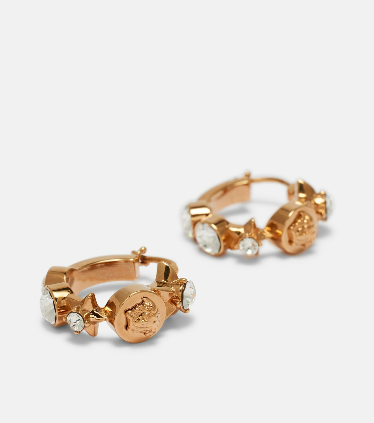 Versace Medusa Star hoop earrings