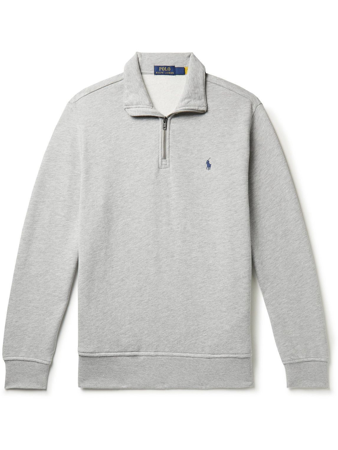 Ralph lauren half store zip sweatshirt grey