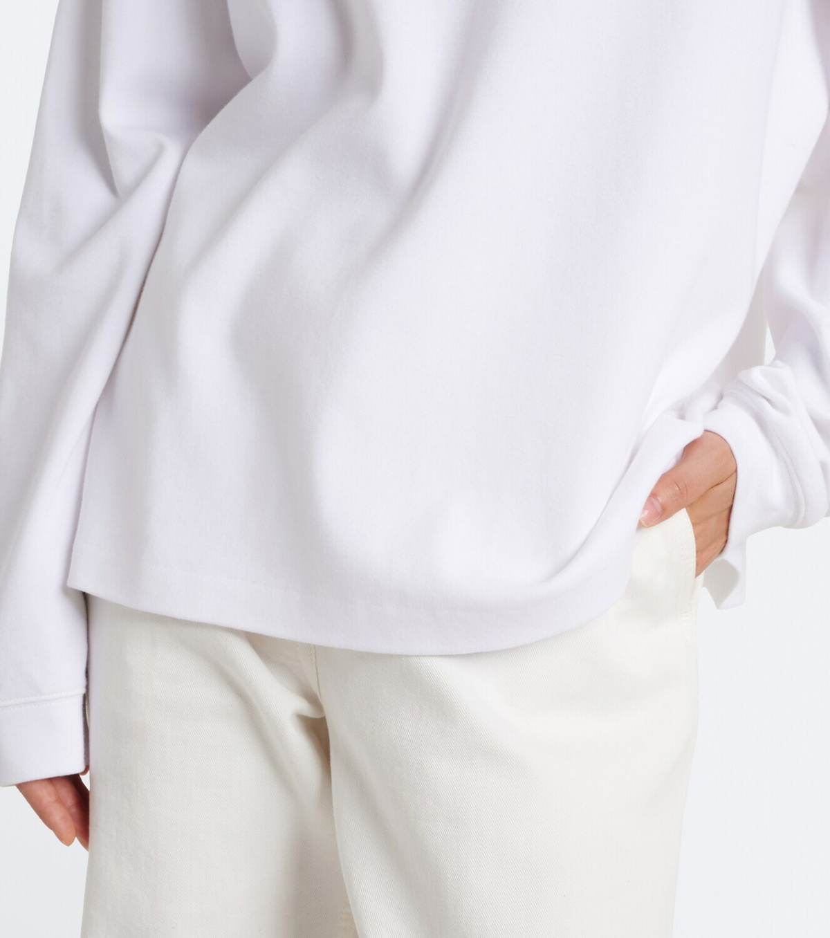 The Row Kelta cotton turtleneck sweater