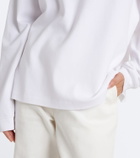 The Row Kelta cotton turtleneck sweater