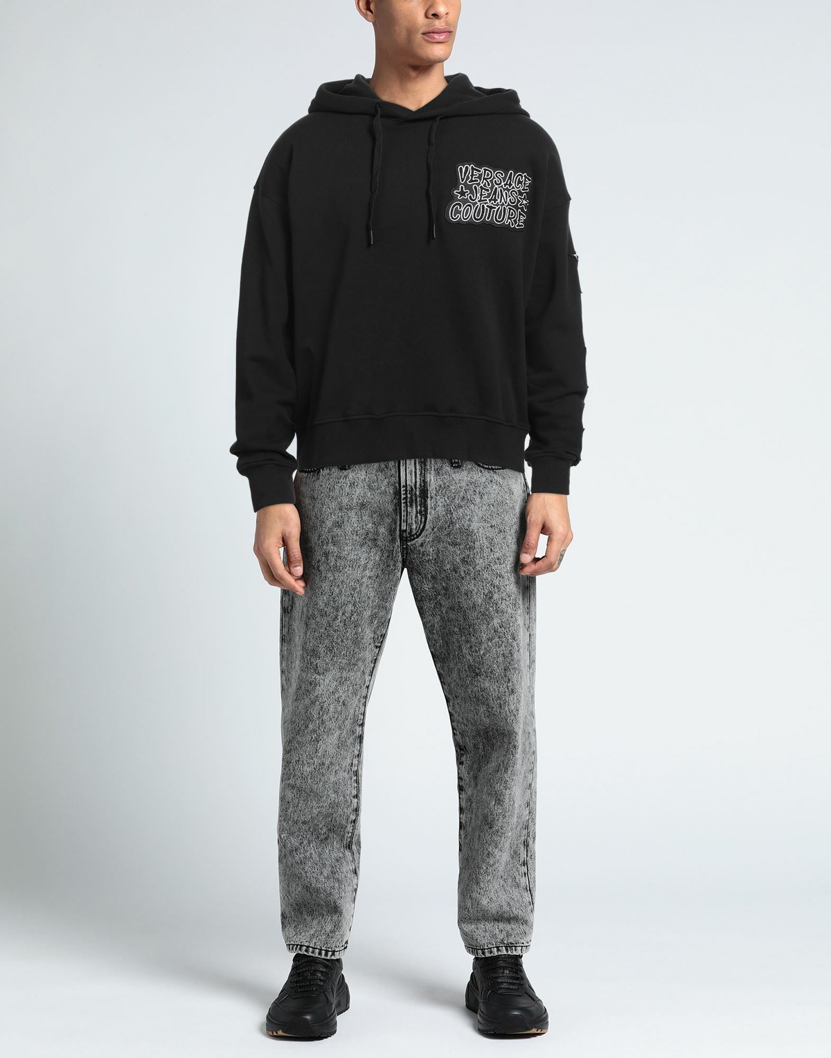 Versace Jeans Couture Mens Sweatshirt in Black
