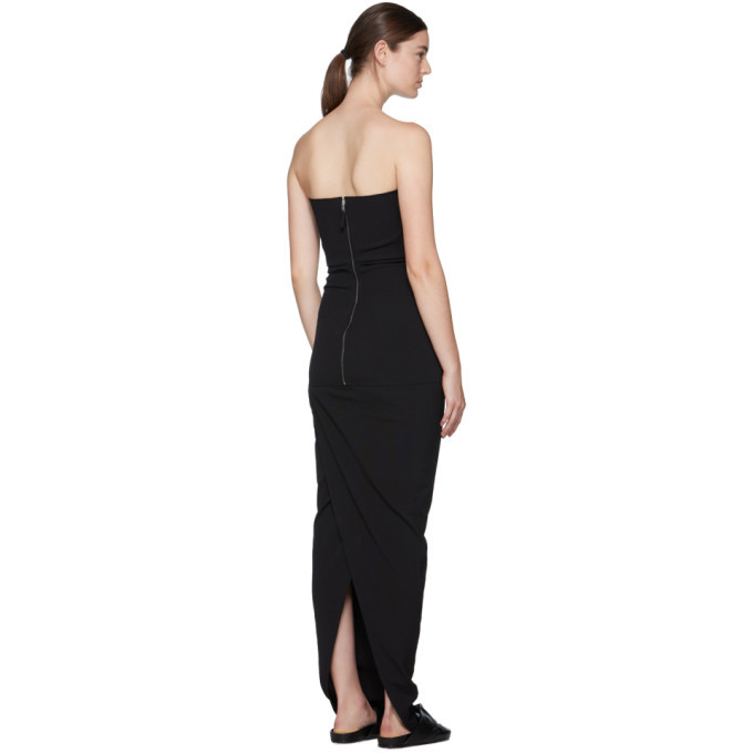 Rick Owens Black Bustier Gown Rick Owens