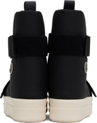 Rick Owens Moncler + Rick Owens Black Low Splint Boots
