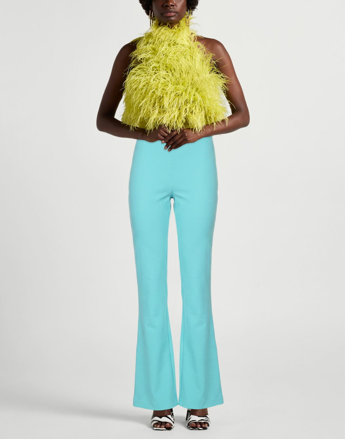 Chiara Boni La Petite Robe Womens Pants Sky in Blue