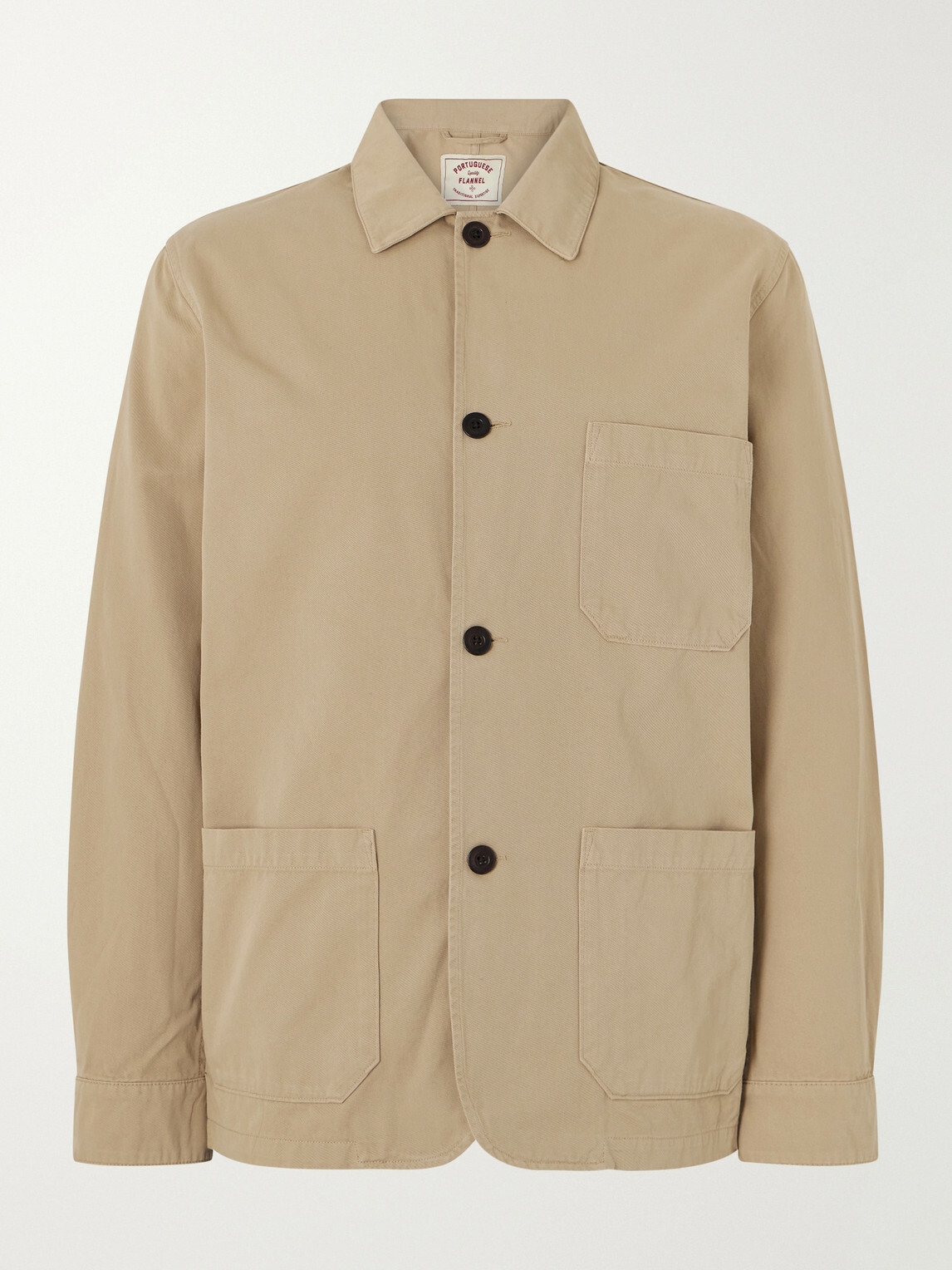Portuguese Flannel - Cotton-Twill Chore Jacket - Neutrals