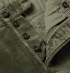 Massimo Alba - Winch Slim-Fit Cotton-Velvet Trousers - Men - Green