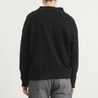 Picante Men's Shaggy Cardigan in Black
