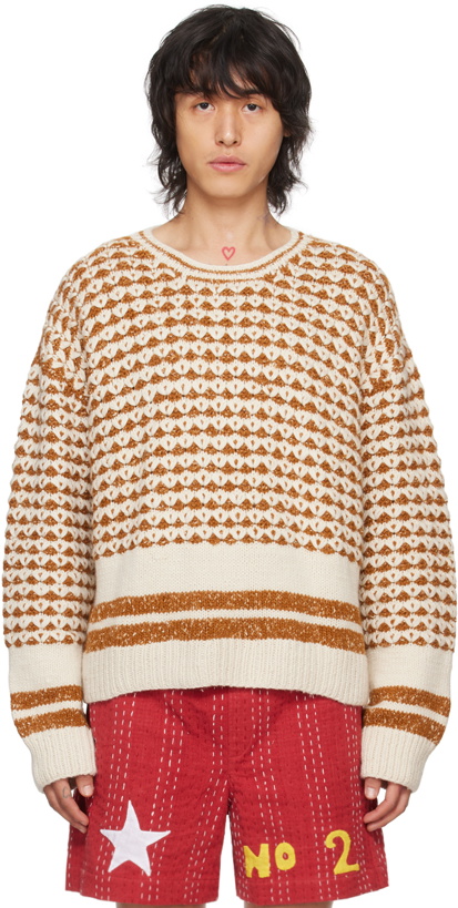 Photo: HARAGO Tan Dropped Shoulder Sweater