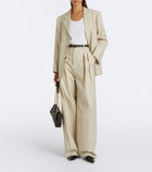 Bottega Veneta Striped wool and cotton blazer