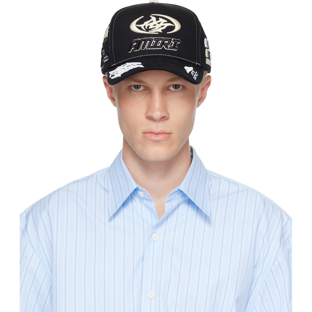 AMIRI Black 'Amiri Sport' Cotton Cap