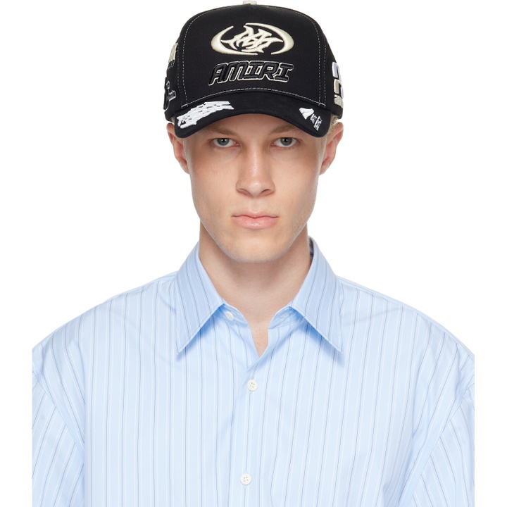 Photo: AMIRI Black 'Amiri Sport' Cotton Cap