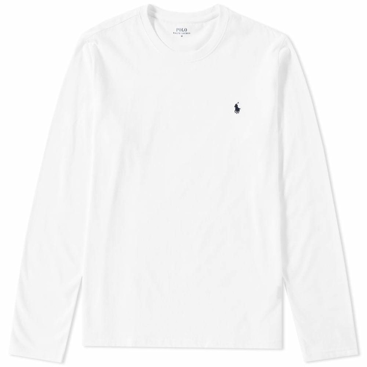 Photo: Polo Ralph Lauren Long Sleeve Crew Neck Tee White