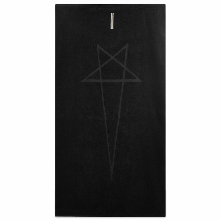 Photo: Rick Owens Women's Beach Towel in Black 