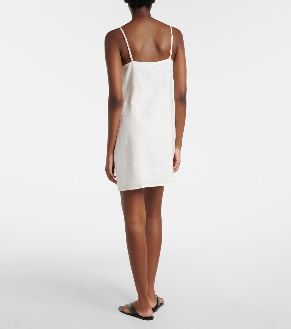 Asceno Geneva linen minidress