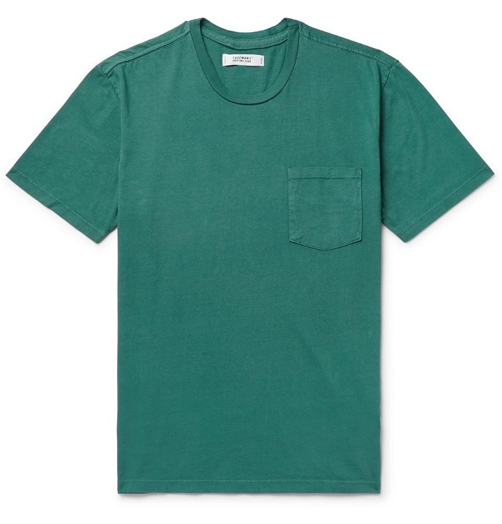 Photo: Freemans Sporting Club - Cotton-Jersey T-Shirt - Emerald