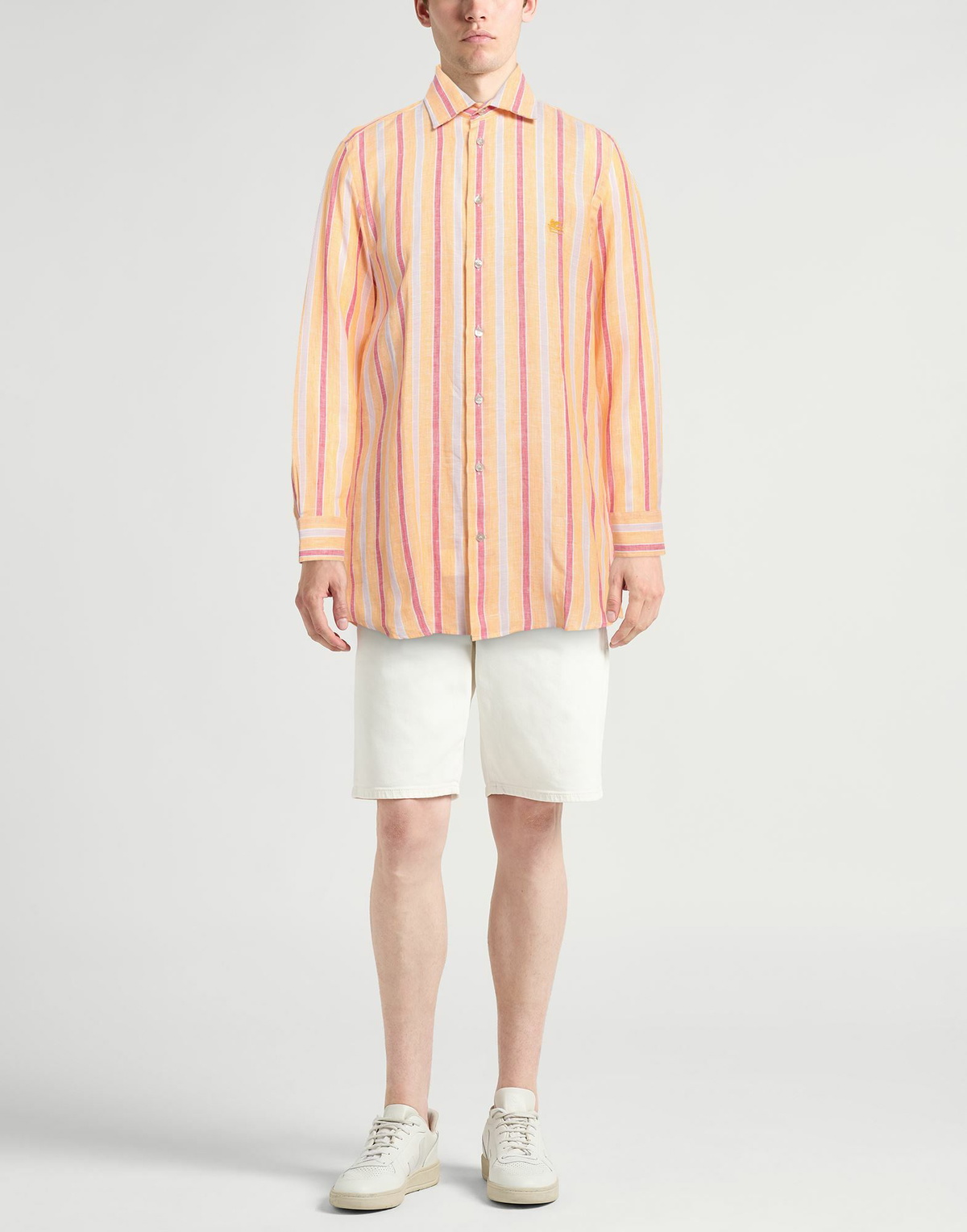 Etro Mens Shirt Apricot