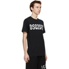 Dsquared2 Black Mirror Logo Cool T-Shirt