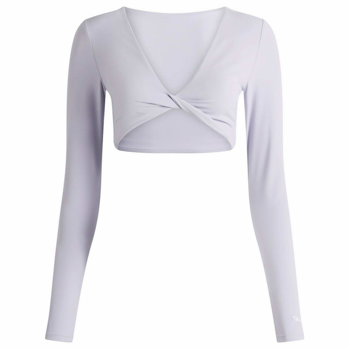 Photo: TALA Women's Dayflex Reversible Twist Top in Lilac