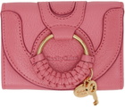 See by Chloé Pink Trifold Hana Wallet