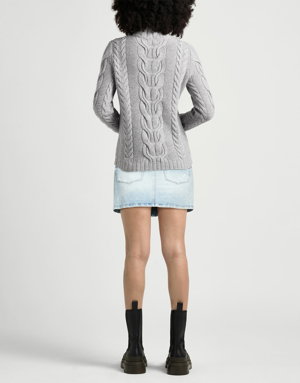 Versace Jeans Couture Womens Denim skirt in Blue