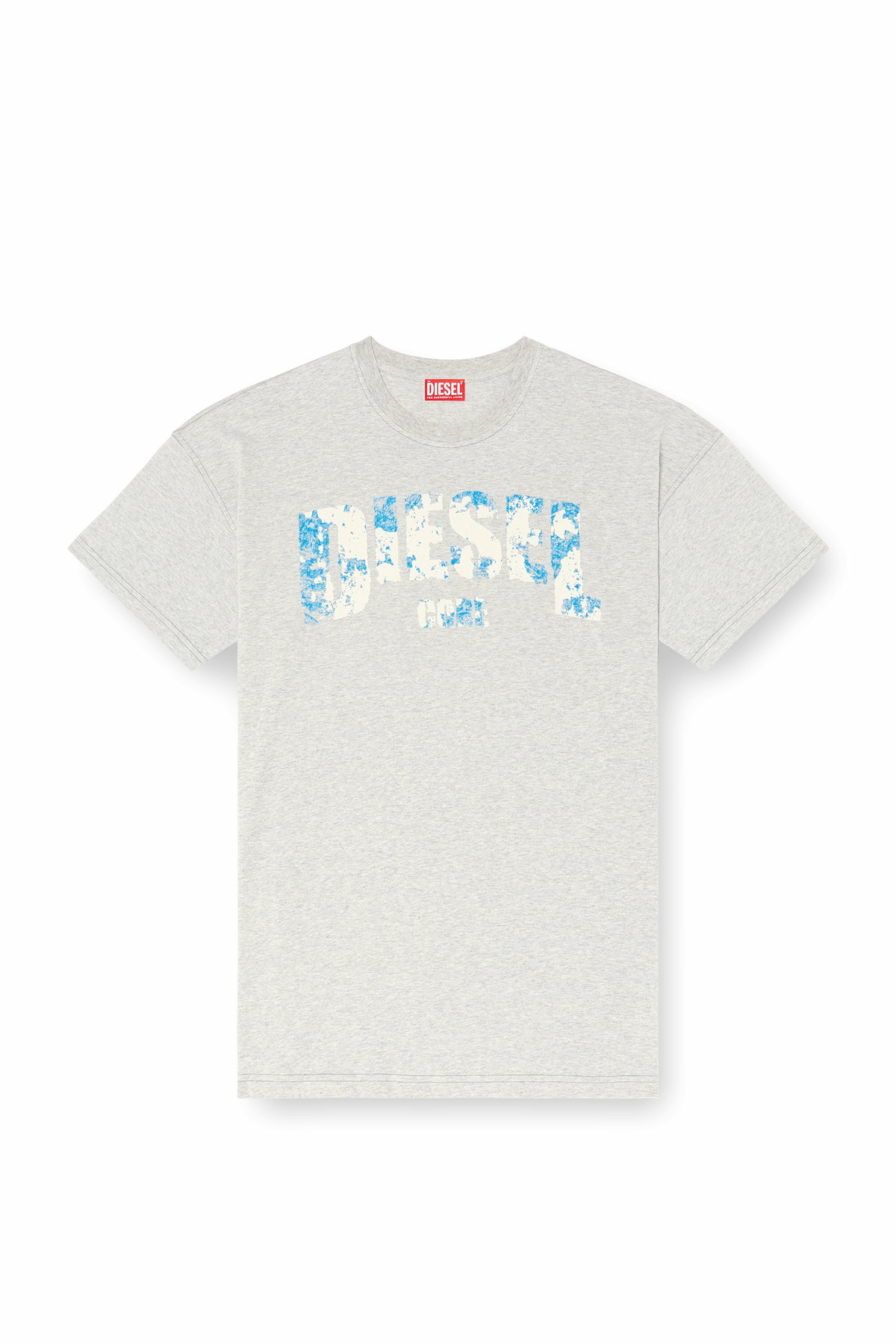 Diesel T-shirt with Diesel Core print - T-Shirts Mens in Grey