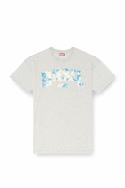 Diesel T-shirt with Diesel Core print - T-Shirts Mens in Grey
