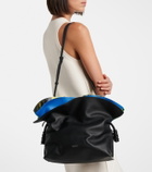 Loewe Flamenco leather clutch