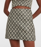Dodo Bar Or Leather miniskirt