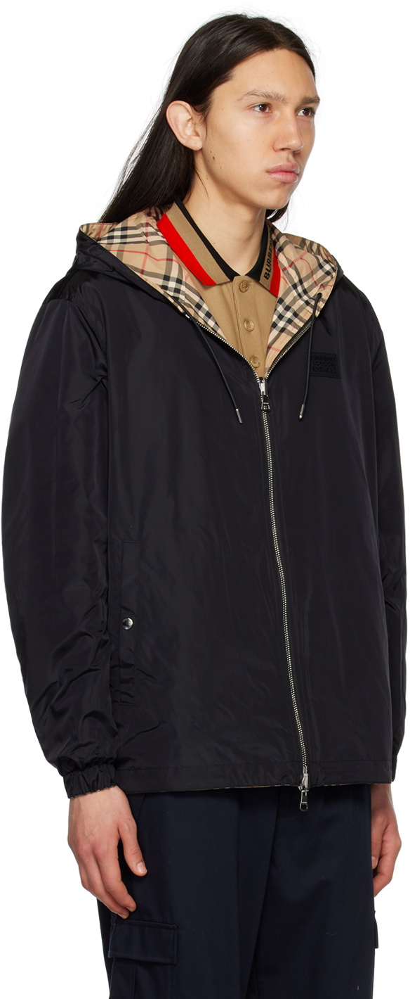 Burberry Beige Zip Reversible Jacket Burberry