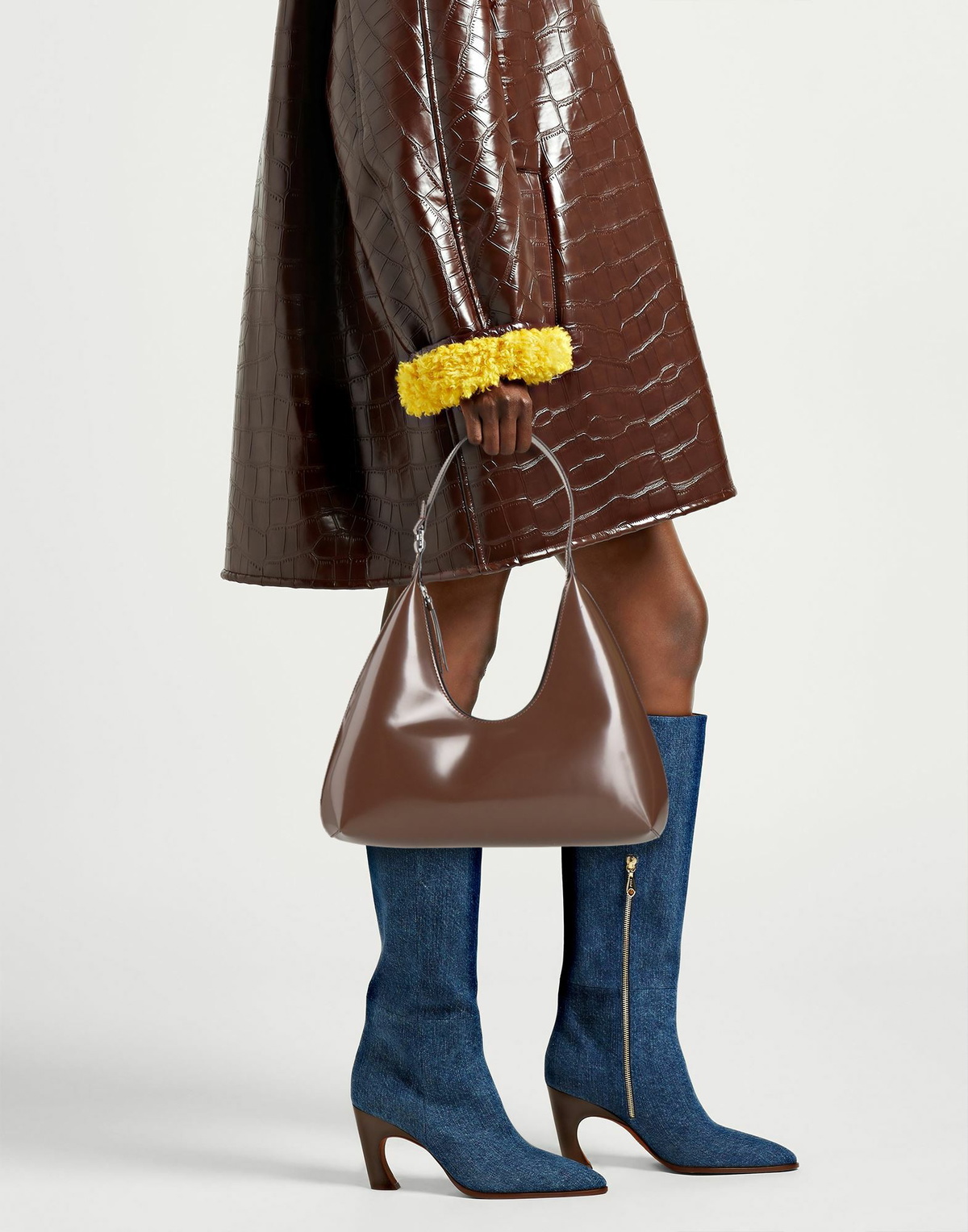 By Far Womens Shoulder bag in Brown