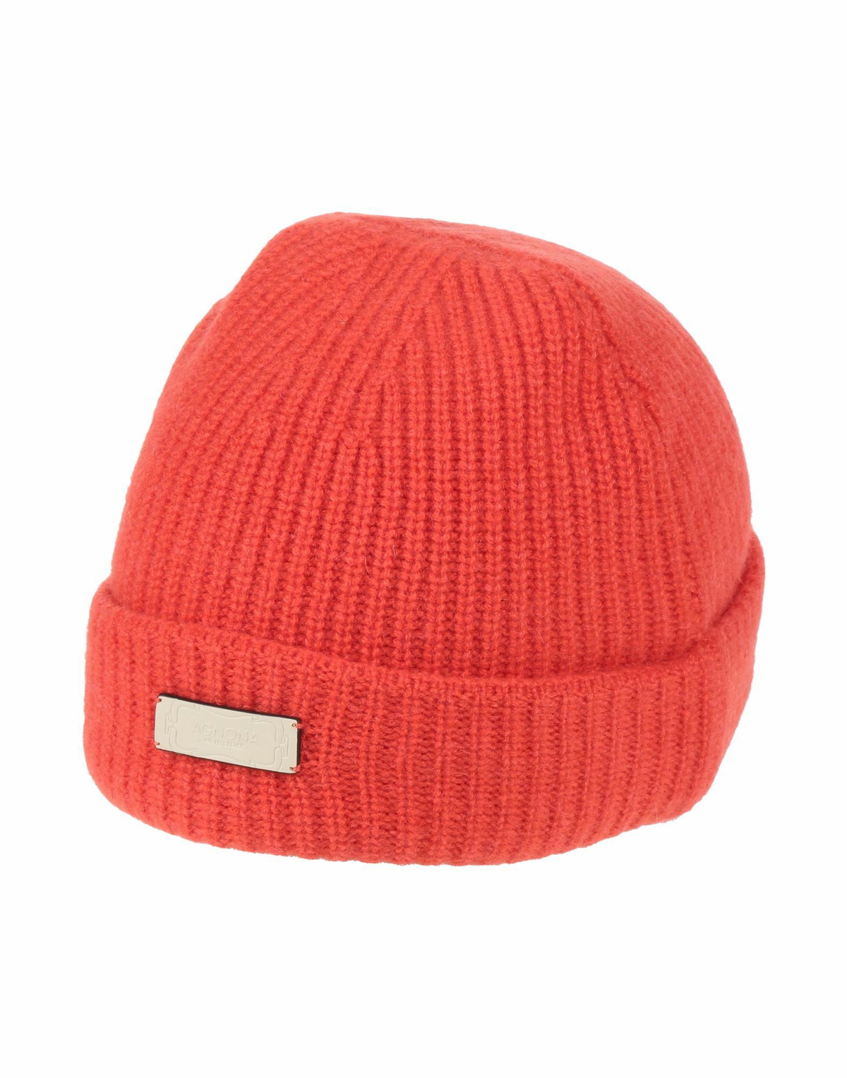Agnona Womens Hat in Tomato red