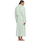 Tekla Green Terrycloth Bath Robe