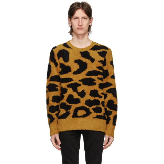 Photo: Nudie Jeans Yellow Leopard Hampus Sweater