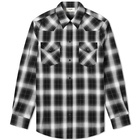 Celine Shadow Check Western Shirt